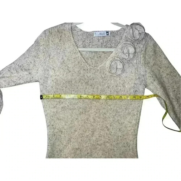 Fisherman out of Ireland brown Comfy V-neck Long Sleeve Preppy Light Academia - Picture 5 of 8